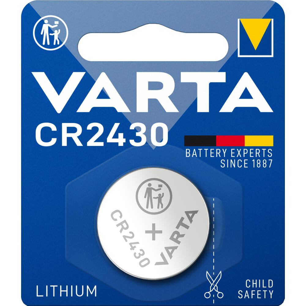 Varta CR2430 lithium batterij 3 V 280 mAh 1-blister