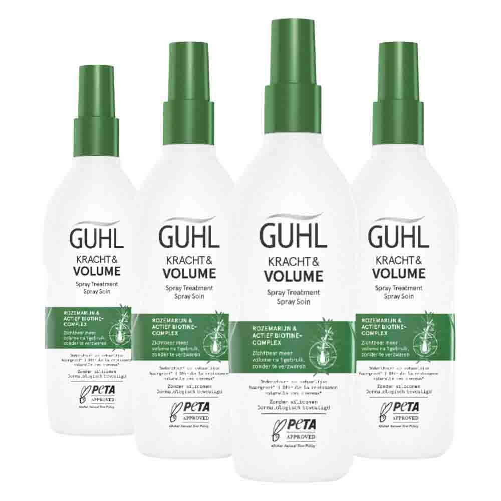 4x Guhl Kracht&Volume Spray Treatment 150 ml