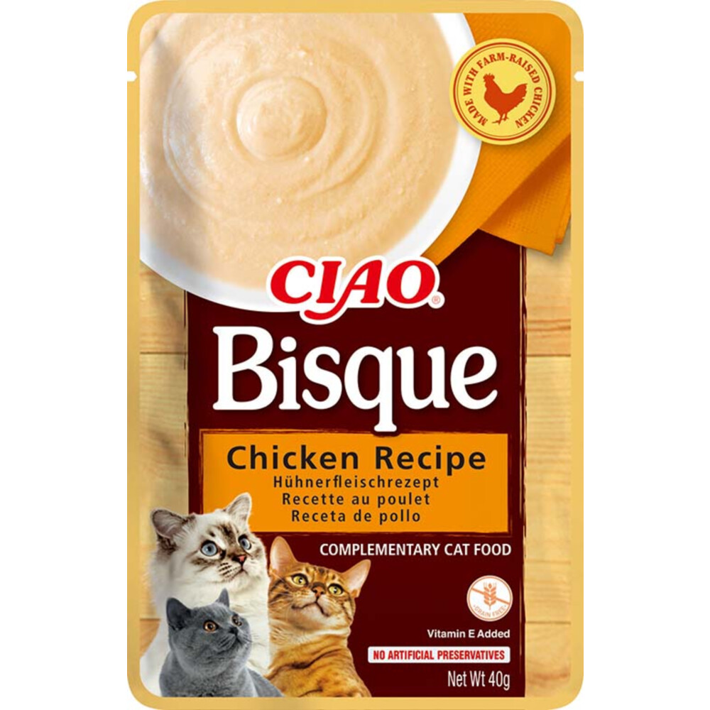 Ciao Bisque Puree Kattensnack Chicken 40 gr