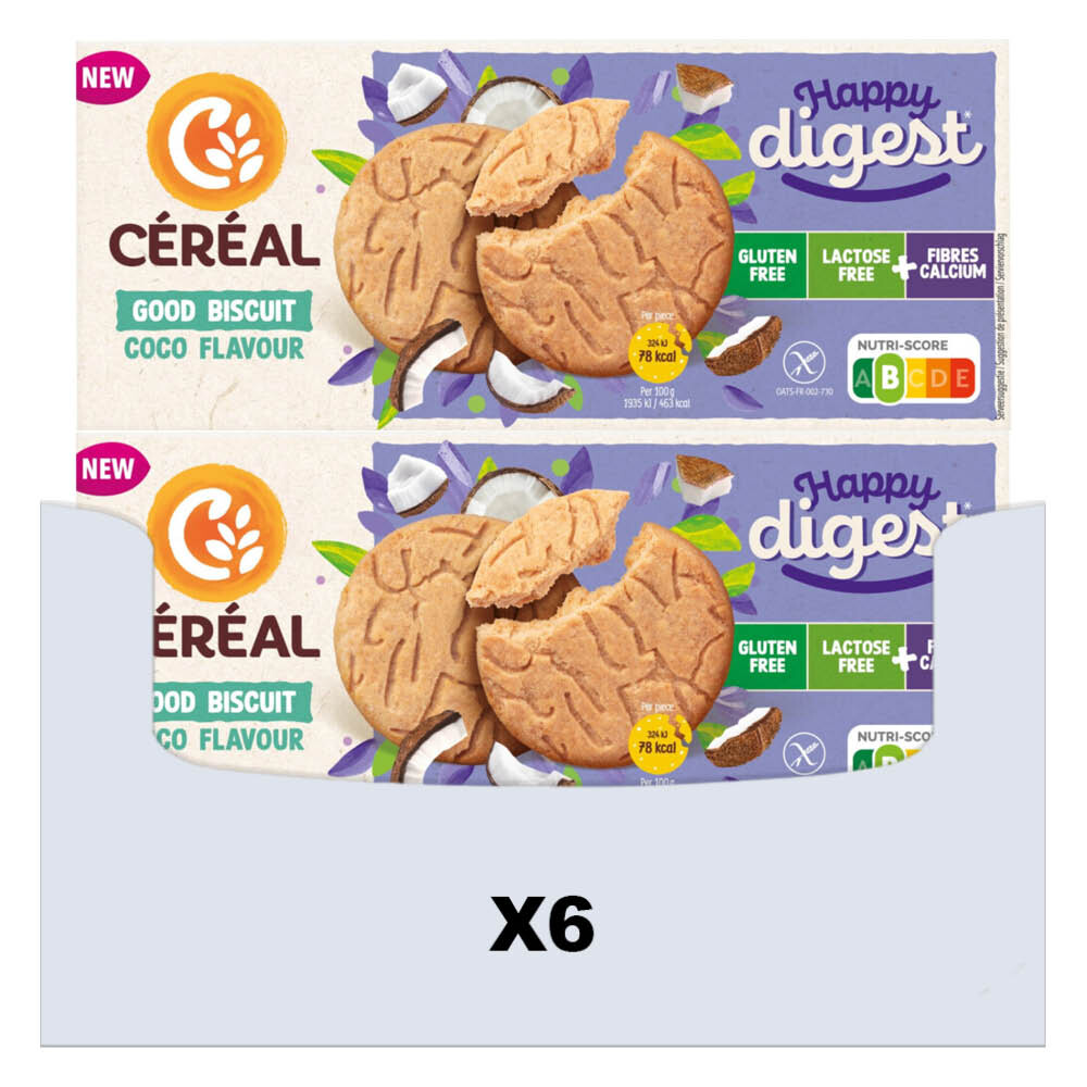 6x Céréal Good Biscuit Coco 150 gr