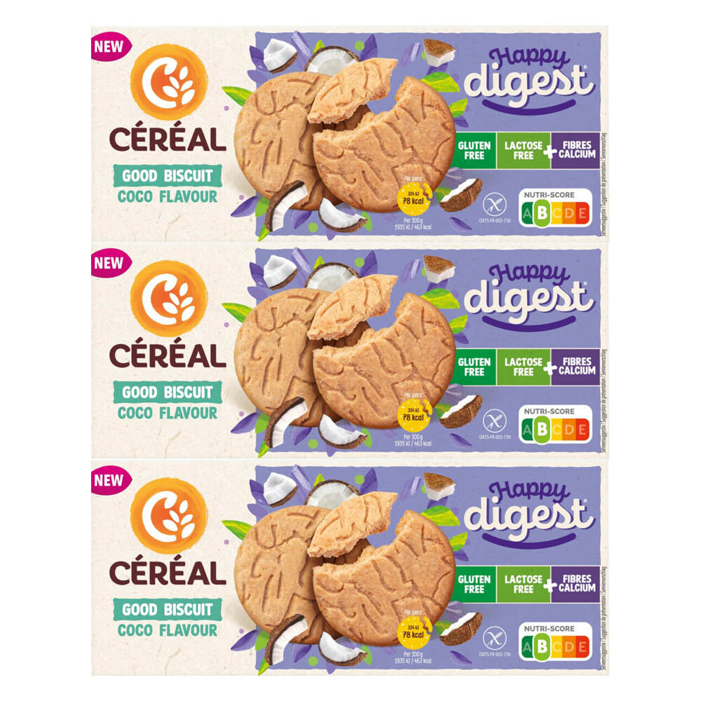 3x Céréal Good Biscuit Coco 150 gr