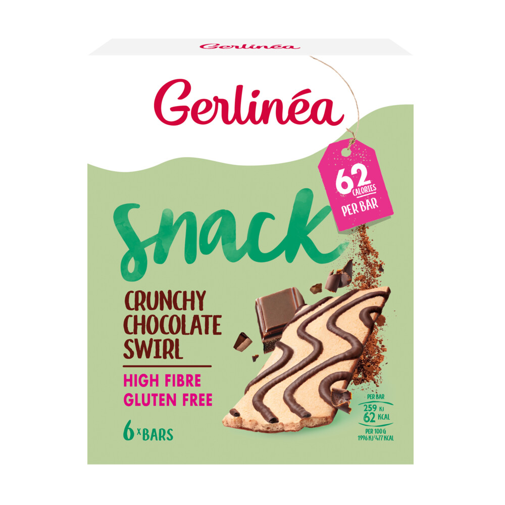 Gerlinea Repen Crunchy Choco Swirl Glutenvrij 78 Gr