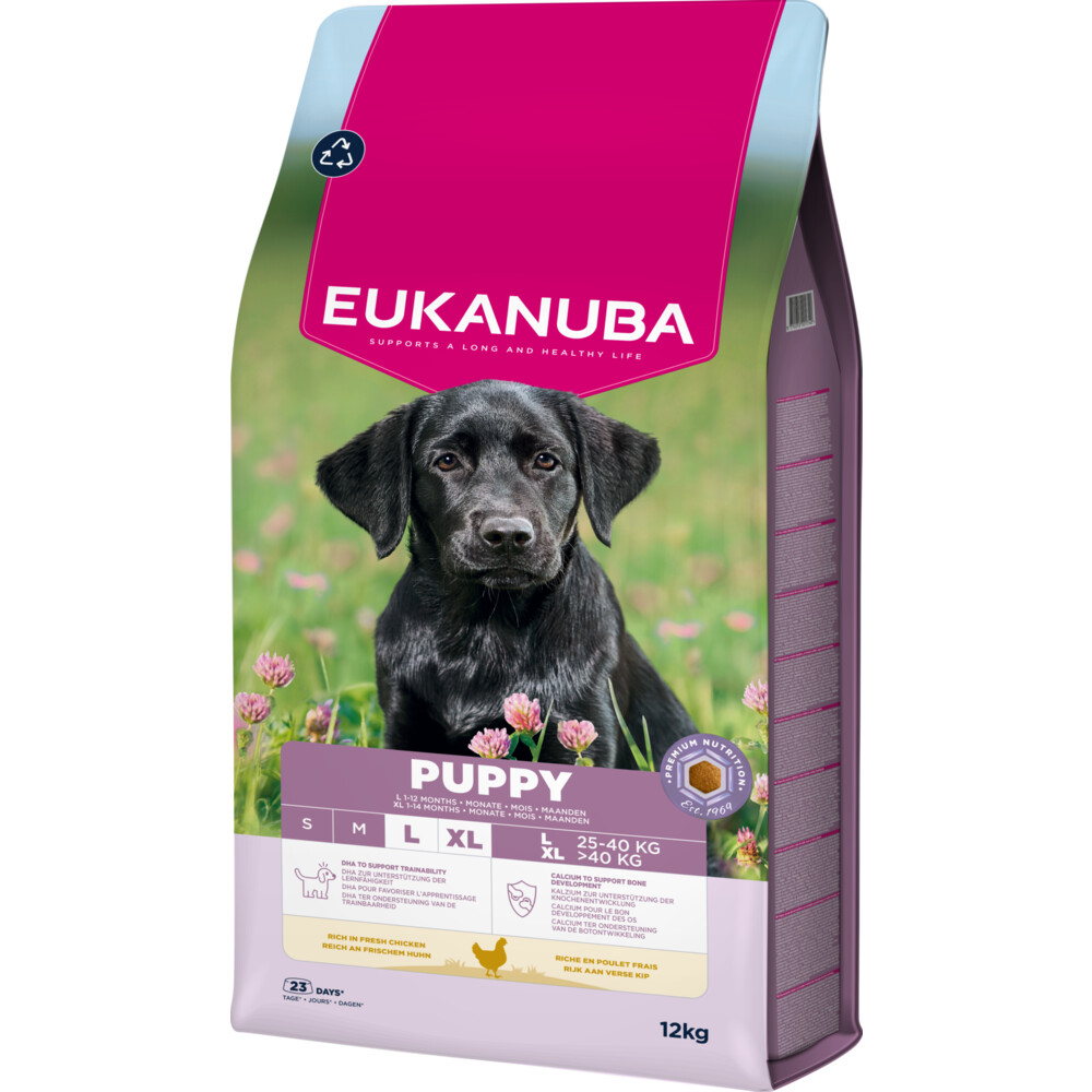 Eukanuba Life Care Dog Puppy Large Hondenvoer Chicken 12 kg