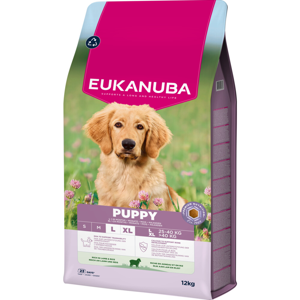 Eukanuba Life Care Dog Puppy&Junior Large Hondenvoer Lamb&Rice 12 kg
