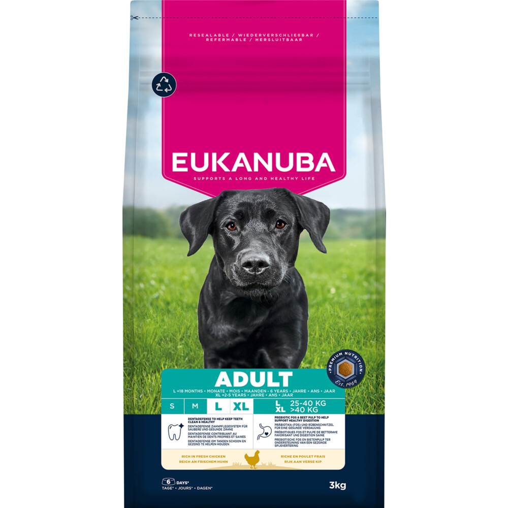 Eukanuba Life Care Dog Adult Large Hondenvoer Chicken 3 kg