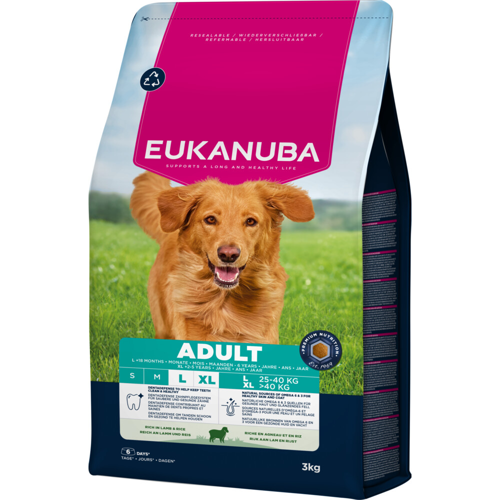 Eukanuba Life Care Dog Adult Large Hondenvoer Lamb&Rice 3 kg
