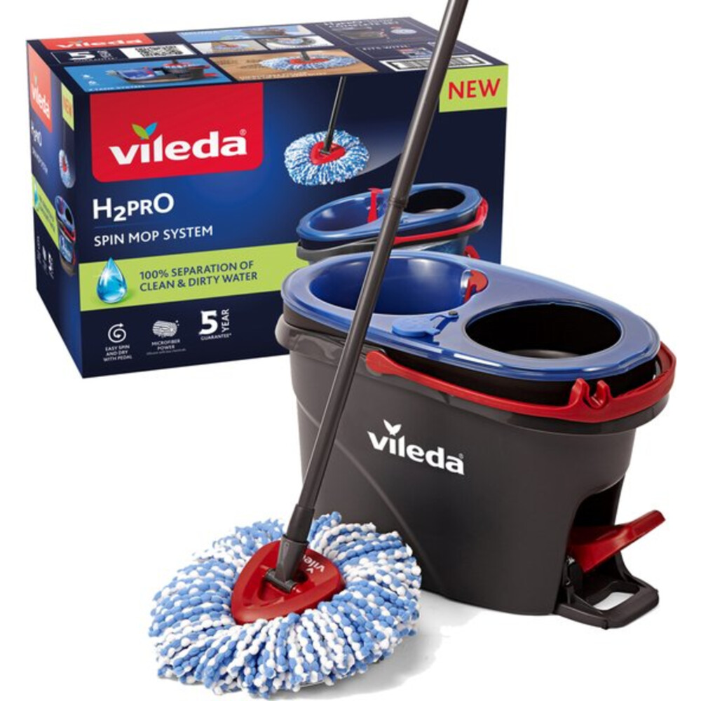 Vileda H2Pro Spin mop box Complete Set 1 set