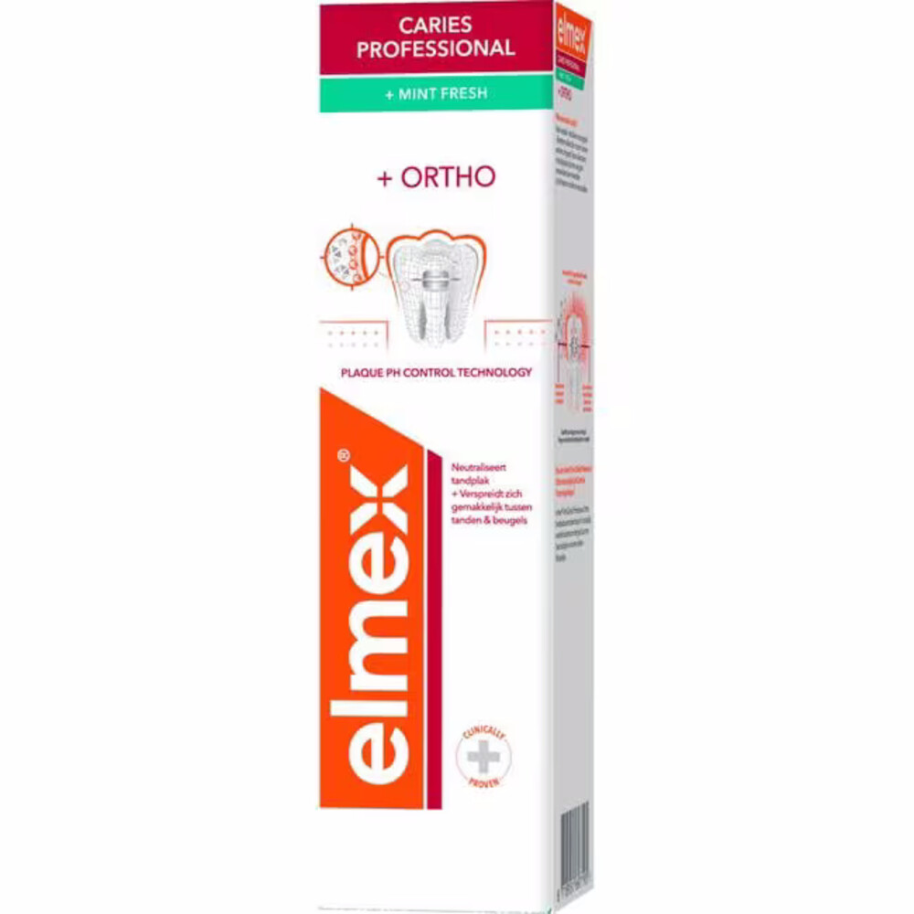 3+2 gratis: Elmex Tandpasta Anti-Cariës Professional Ortho 75 ml