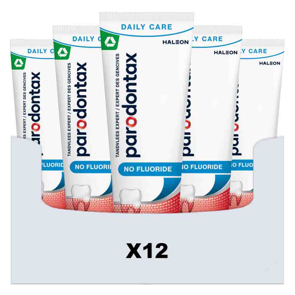 Parodontax 12x Tandpasta No Fluoride 75 ml — 12 stuks