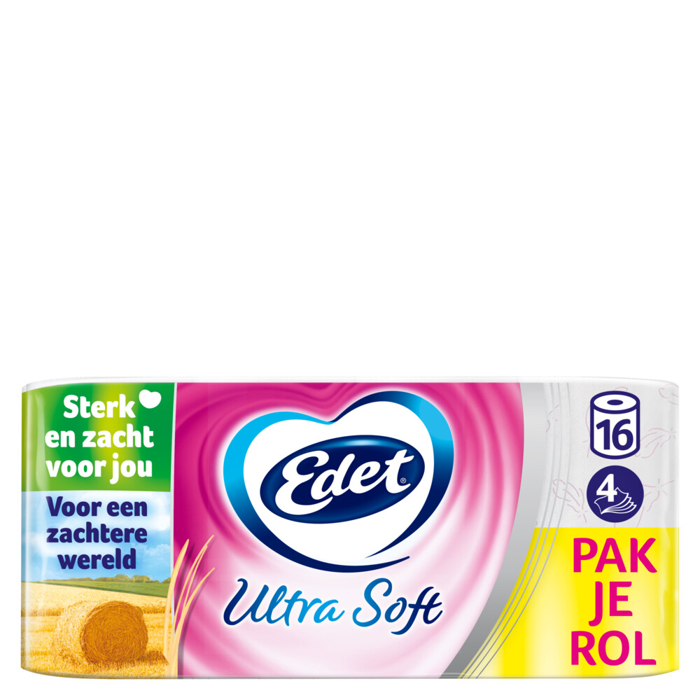 Edet Ultra Soft Toiletpapier 4 Laags 16 stuks