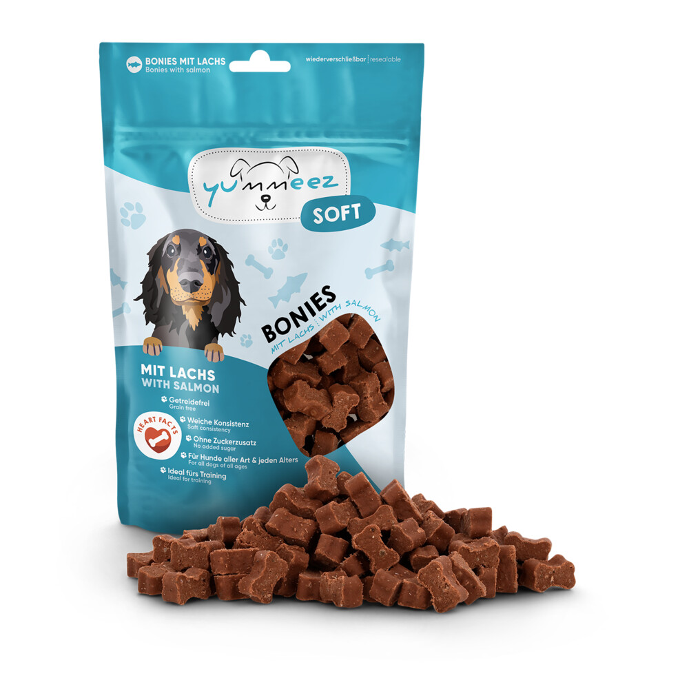 Yummeez Soft Bonies Hondensnack Zalm 165 gr