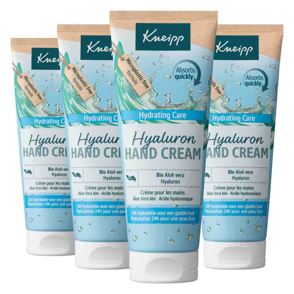 4x Kneipp Handcrème Hyaluron 75 ml