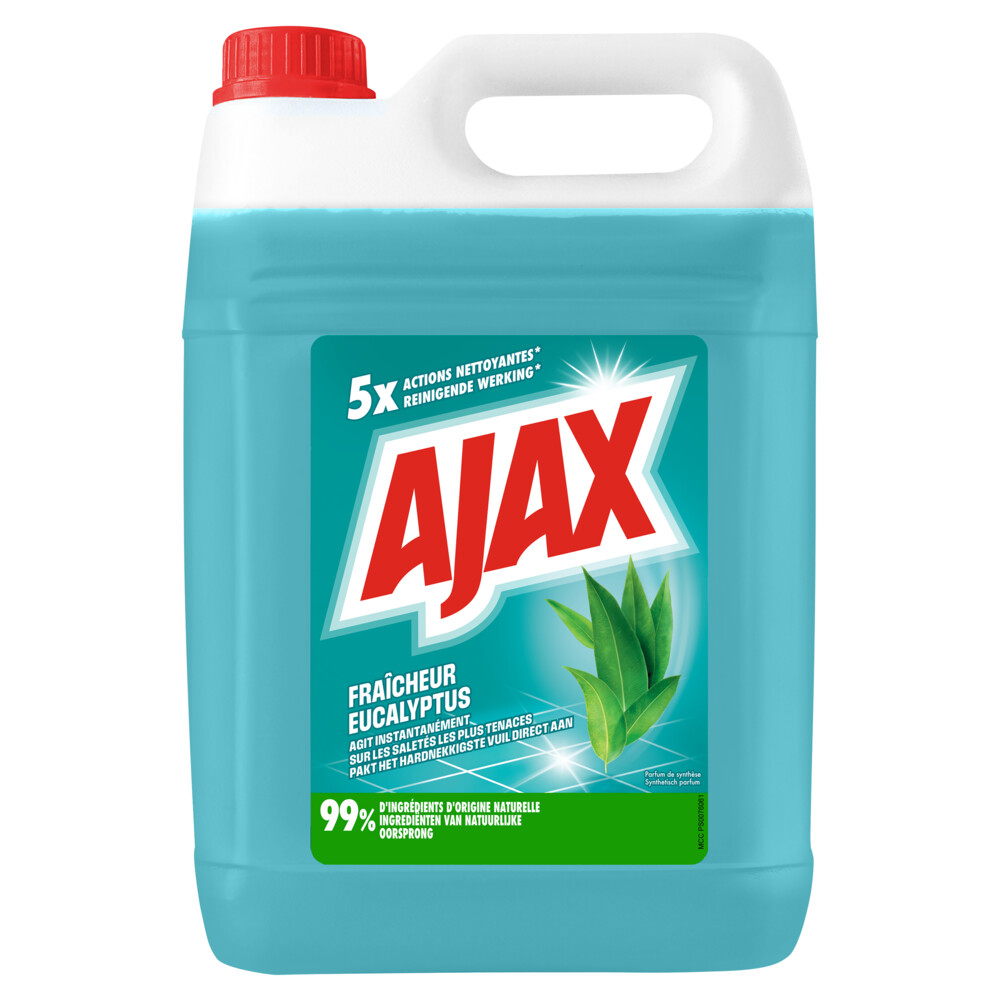 2x Ajax Allesreiniger Eucalyptus 5 liter