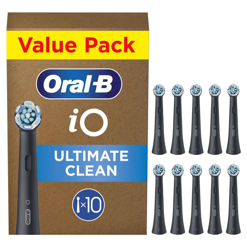 Oral-B Opzetborstels iO Ultimate Clean Zwart 10 stuks