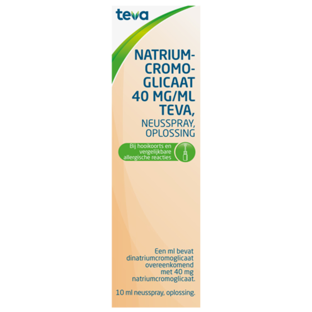 Teva Natriumcromoglicaat 40mg/ ml Neusspray 10 ml