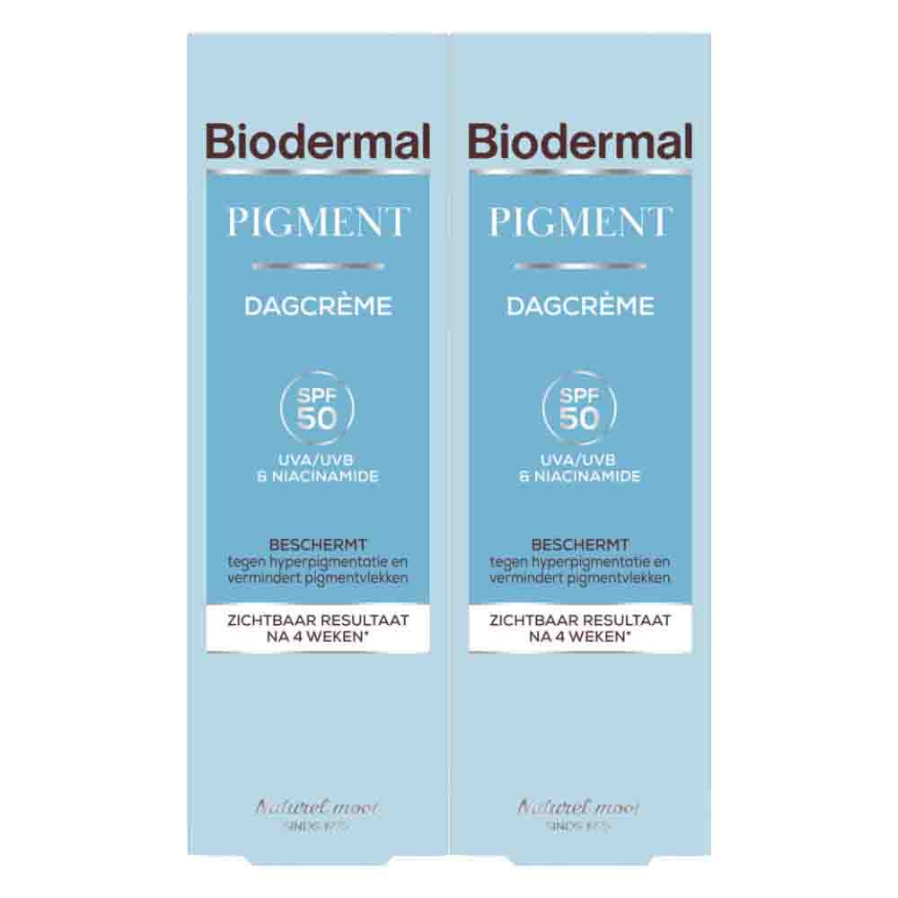 2x Biodermal Pigment Dagcrème 50 ml