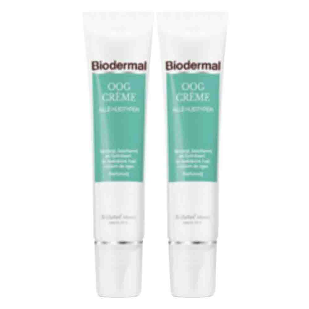 2x Biodermal Oogcreme 15 ml
