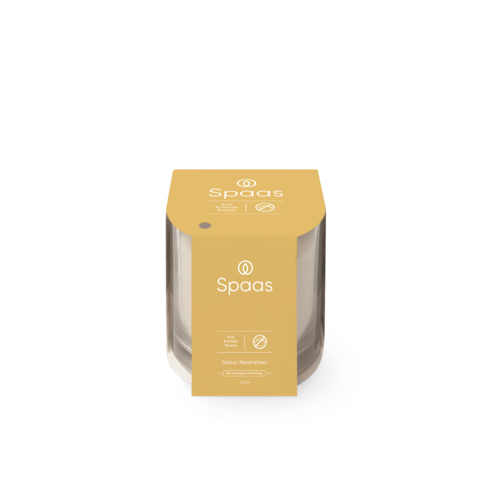 6x SPAAS Geurkaars in Glas Anti-Keuken Ivoor