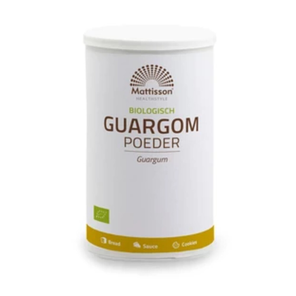 Gratis Verzending: Mattisson GuarGom Poeder Biologisch 275 gr