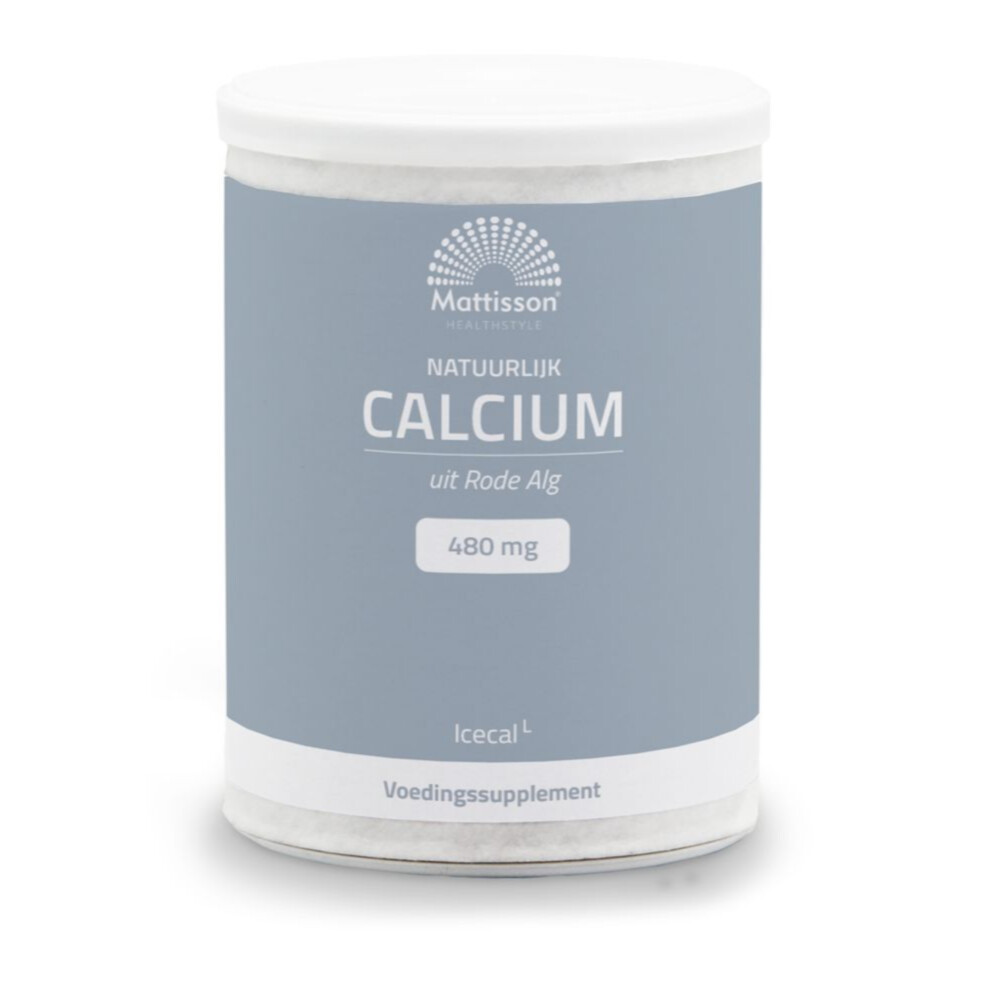 Gratis Verzending: Mattisson Natuurlijk Calcium Icecal 480mg 150 gr