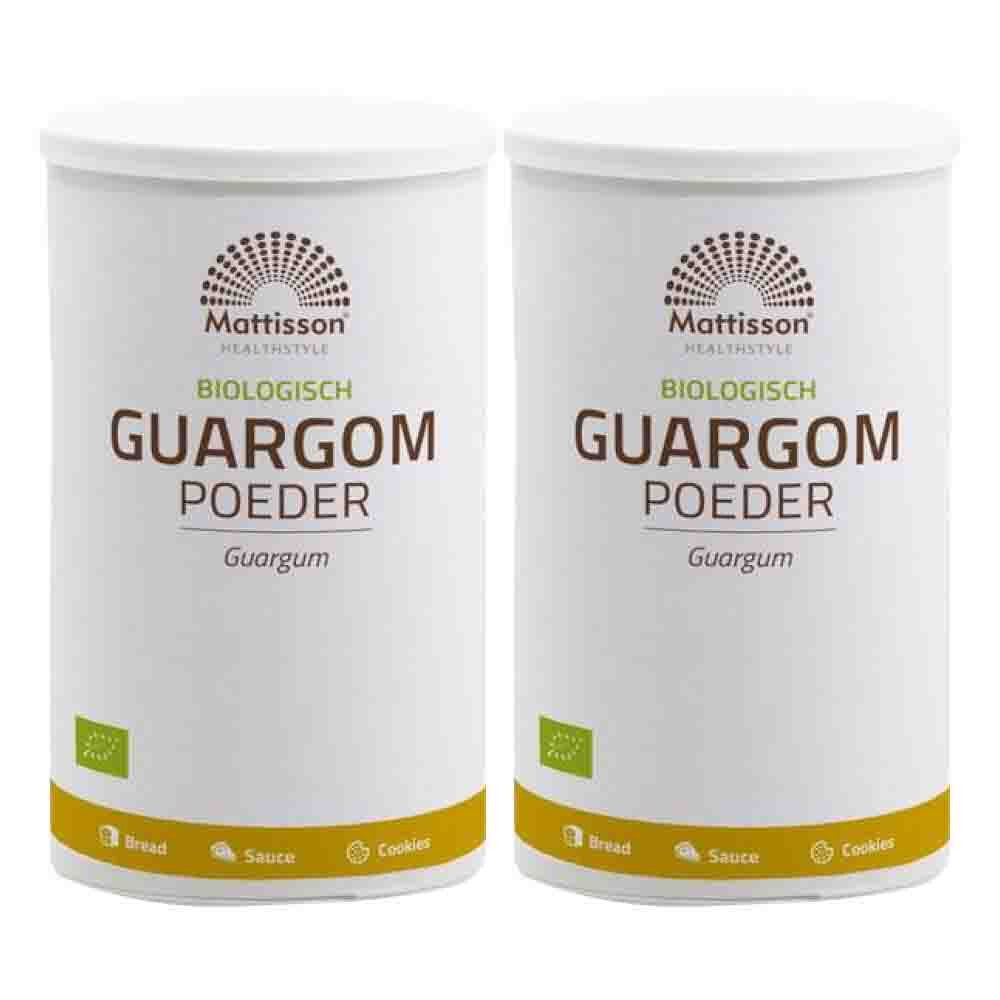 Gratis Verzending: 2x Mattisson GuarGom Poeder Biologisch 275 gr
