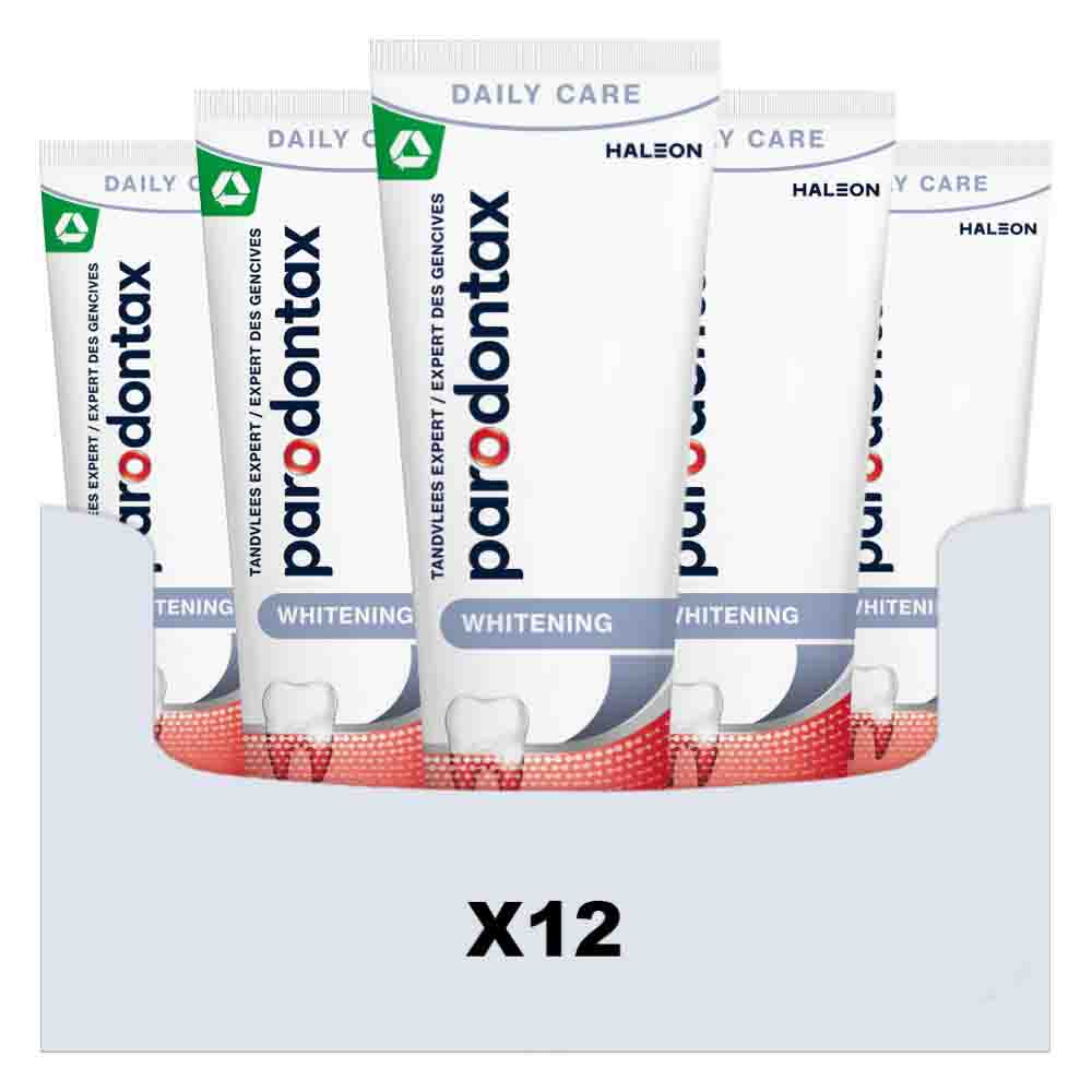 12x Parodontax Tandpasta bij Bloedend Tandvlees Whitening 75 ml