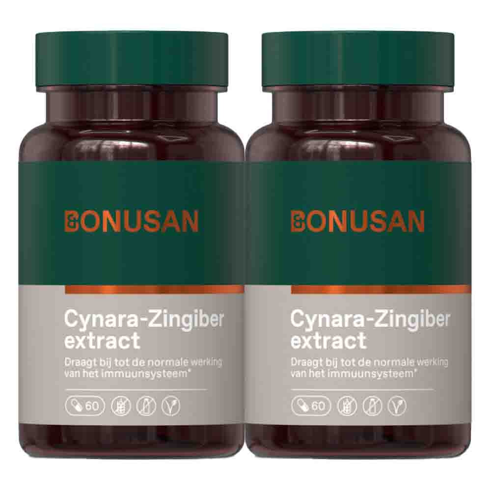 Gratis Verzending: 2x Bonusan Cynara Zingiber Extract 60 capsules
