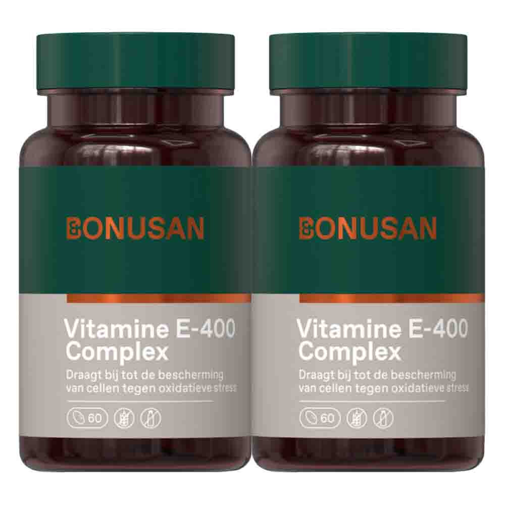 Gratis Verzending: 2x Bonusan Vitamine E 400 Complex 60 capsules