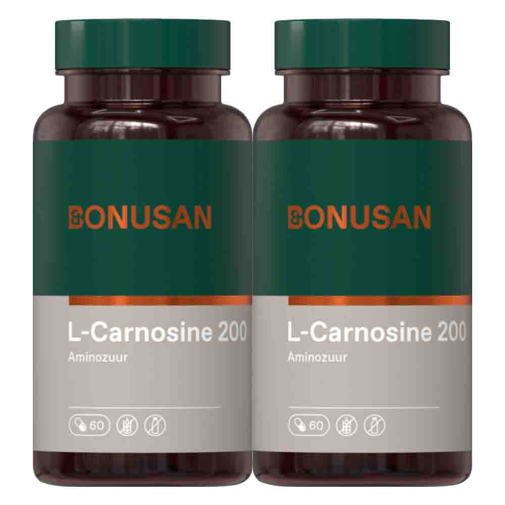 Gratis Verzending: 2x Bonusan L Carnosine 200mg 60 capsules