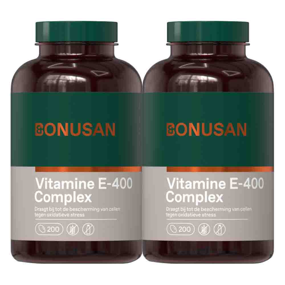 Gratis Verzending: 2x Bonusan Vitamine E 400 Complex 200 capsules