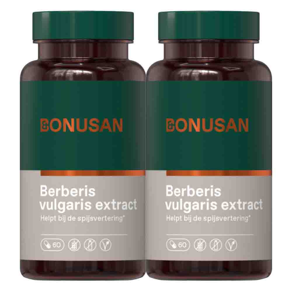 Gratis Verzending: 2x Bonusan Berberis Vulgaris 60 vegacapsules