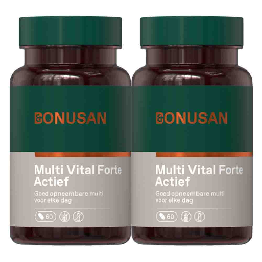 Gratis Verzending: 2x Bonusan Multi Vital Forte Actief 60 tabletten
