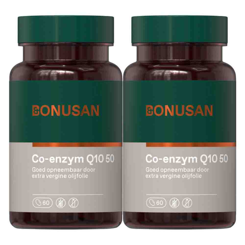 Gratis Verzending: 2x Bonusan Co-enzym Q10 50 mg 60 capsules
