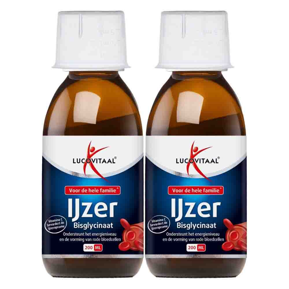 2x Lucovitaal IJzer Bisglycinaat 200 ml
