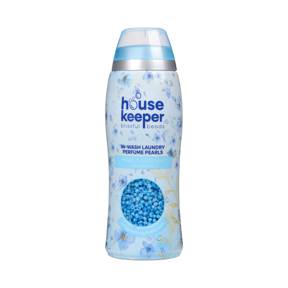 2+3 gratis: Housekeeper Geurparels Blauw 28 Wasbeurten 480 gram