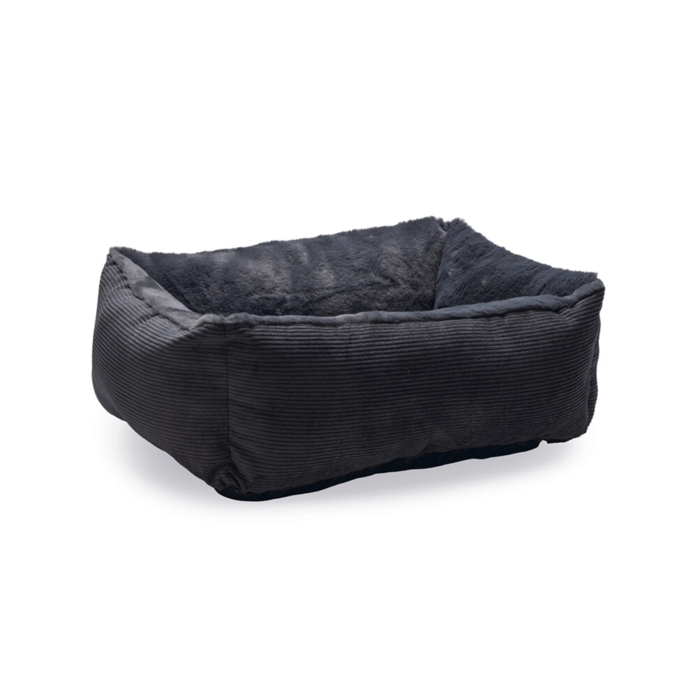 Beeztees Ligbed Moza Antraciet 48 x 37 x 15 cm