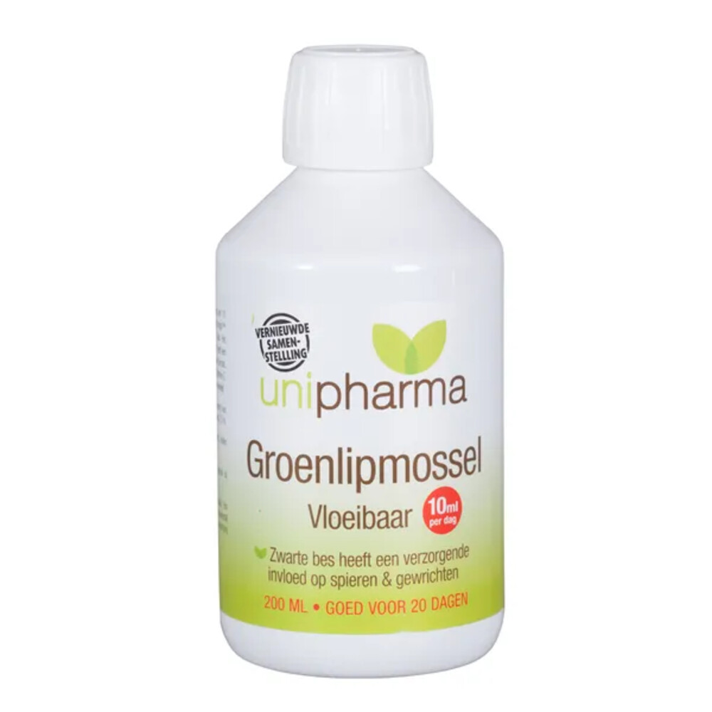 Unipharma Groenlipmossel Vloeibaar 200 ml