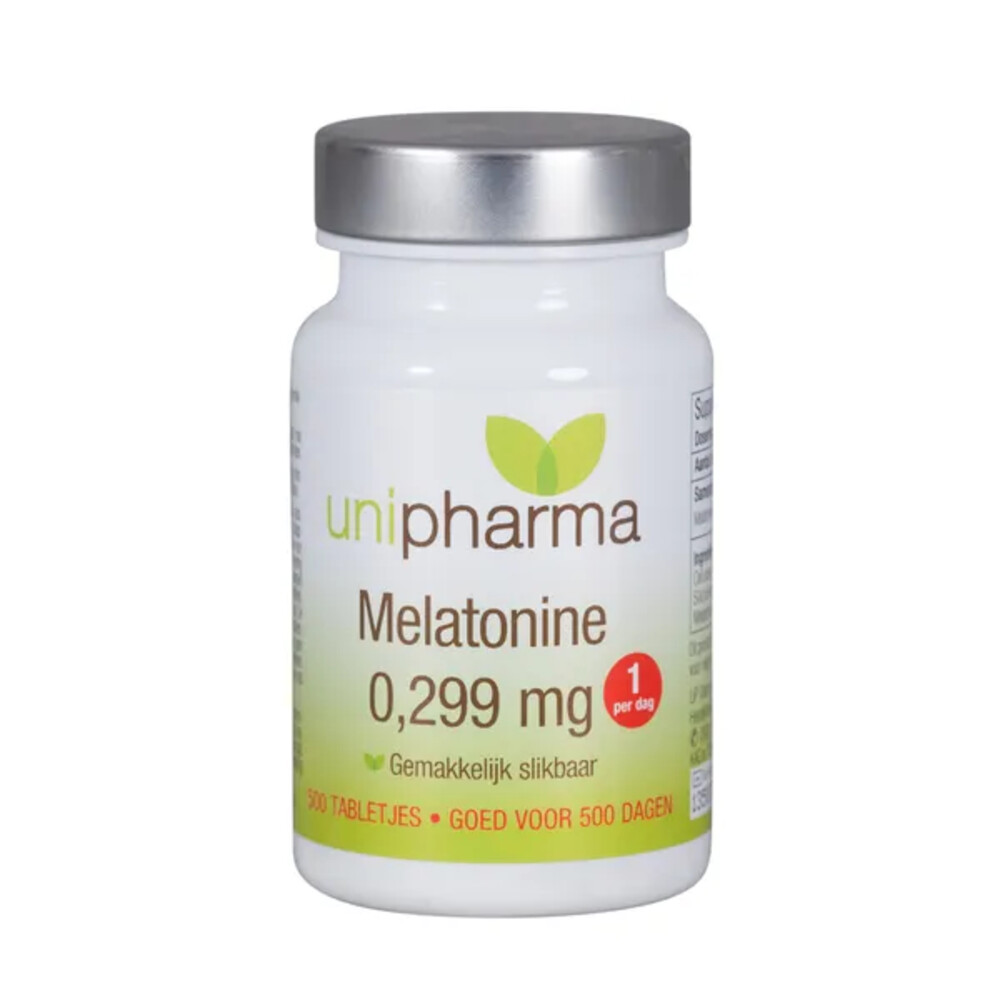 Unipharma Melatonine Puur 0,299mg 500 tabletten