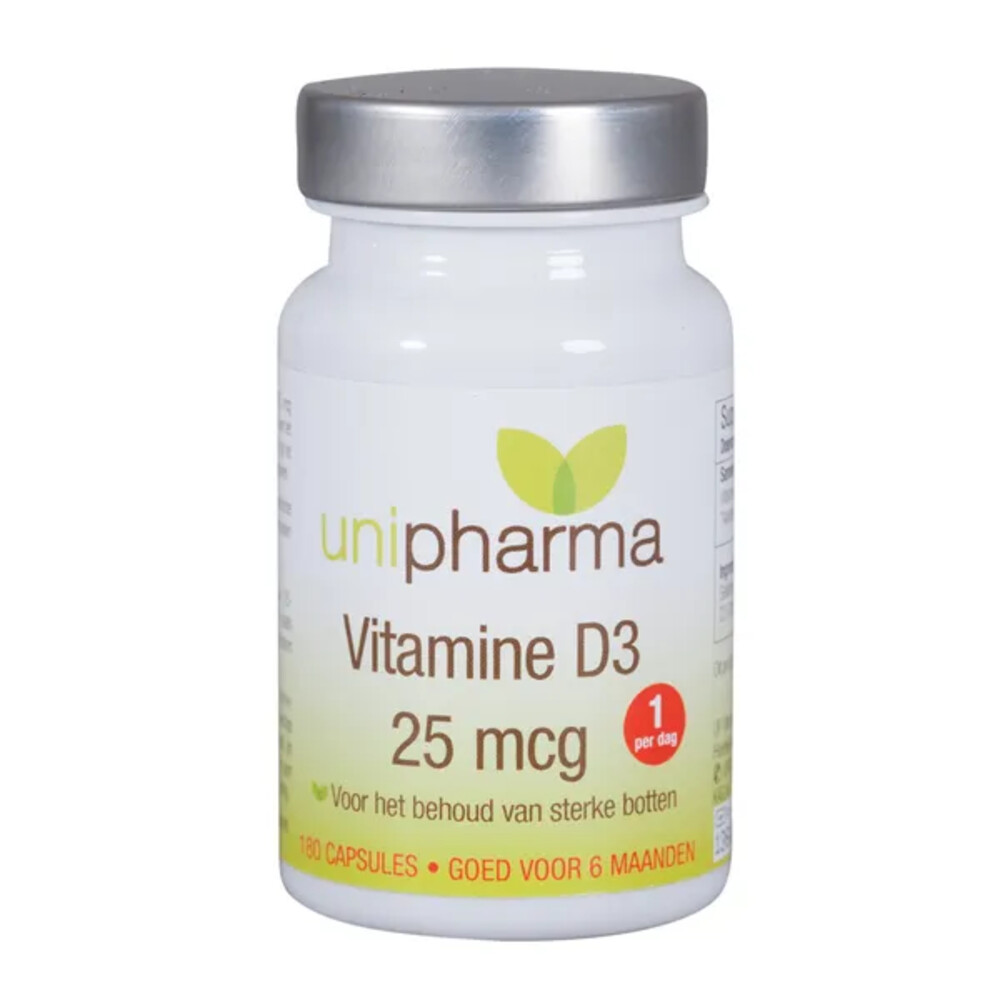 Unipharma Vitamine D3 25mcg 180 capsules