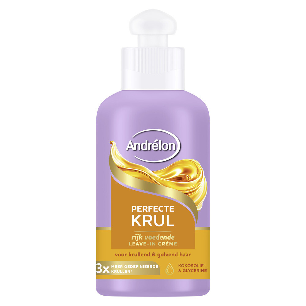 2e Halve Prijs, Andrélon Leave-In Creme Perfecte Krul 200 Ml