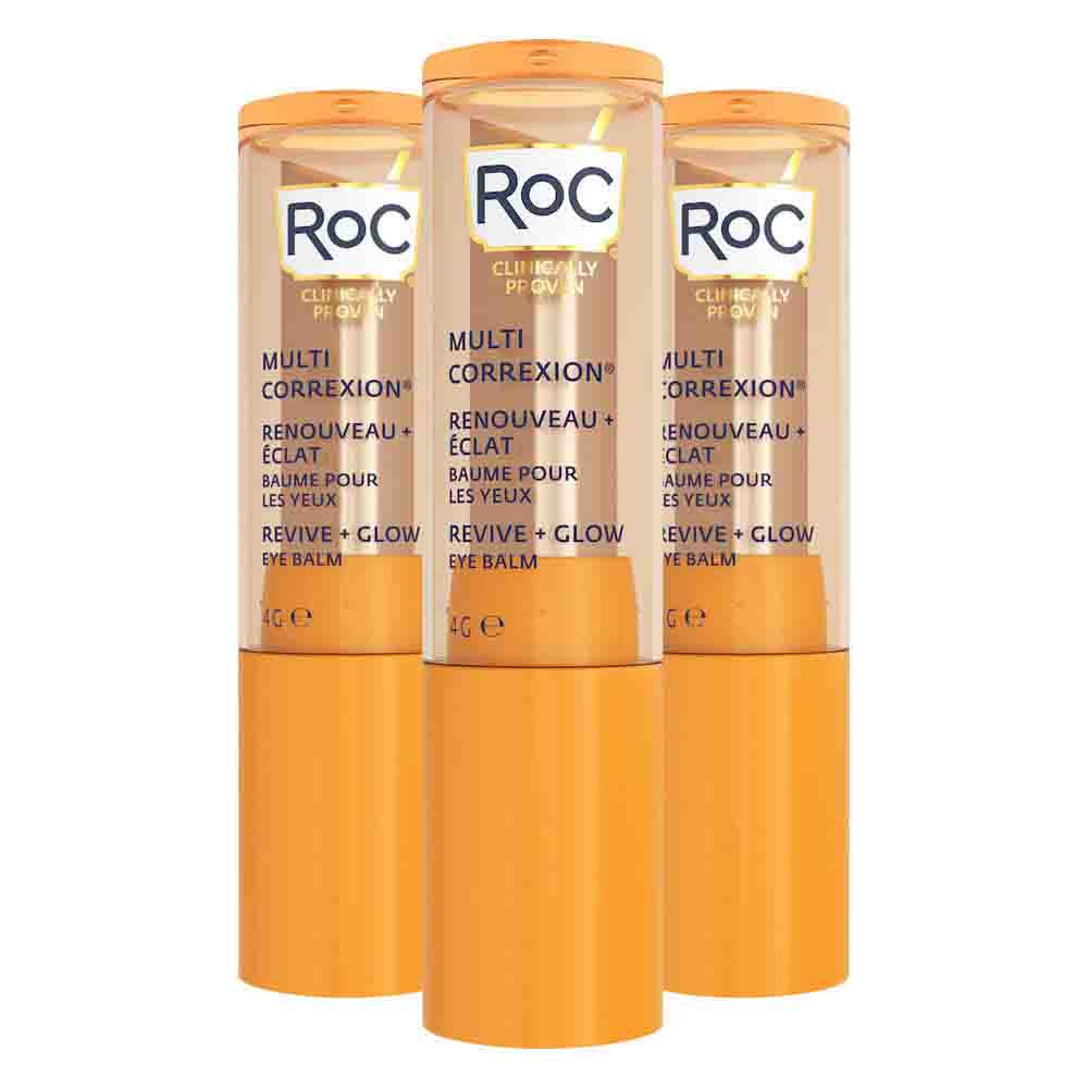 3x RoC Multi Correxion Revive + Glow Eye Stick 4 gr