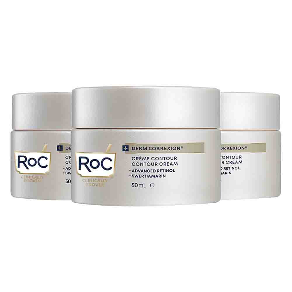 3x RoC Derm Correxion Contour Cream 50 ml