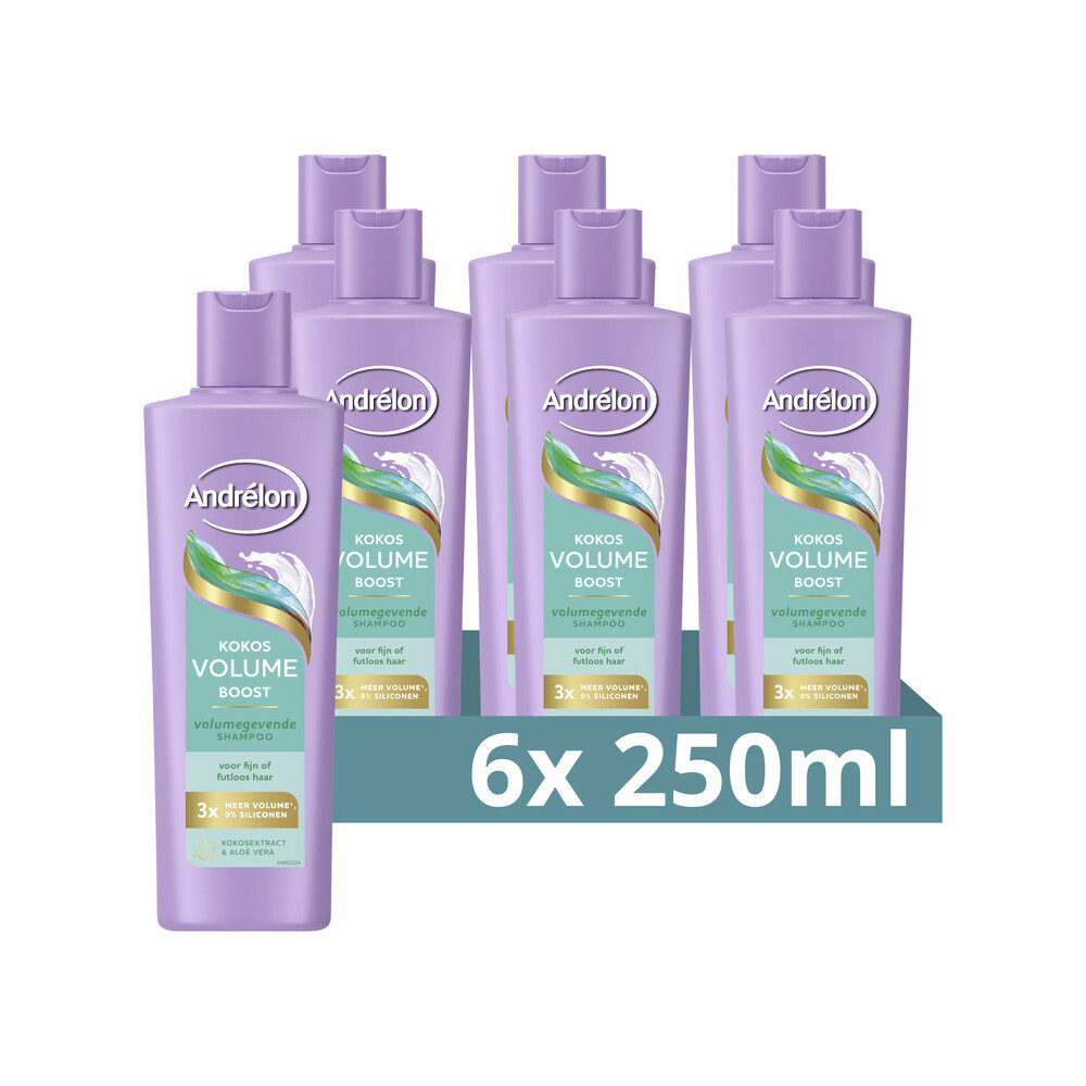 6x Andrélon Shampoo Volume Boost 250 ml