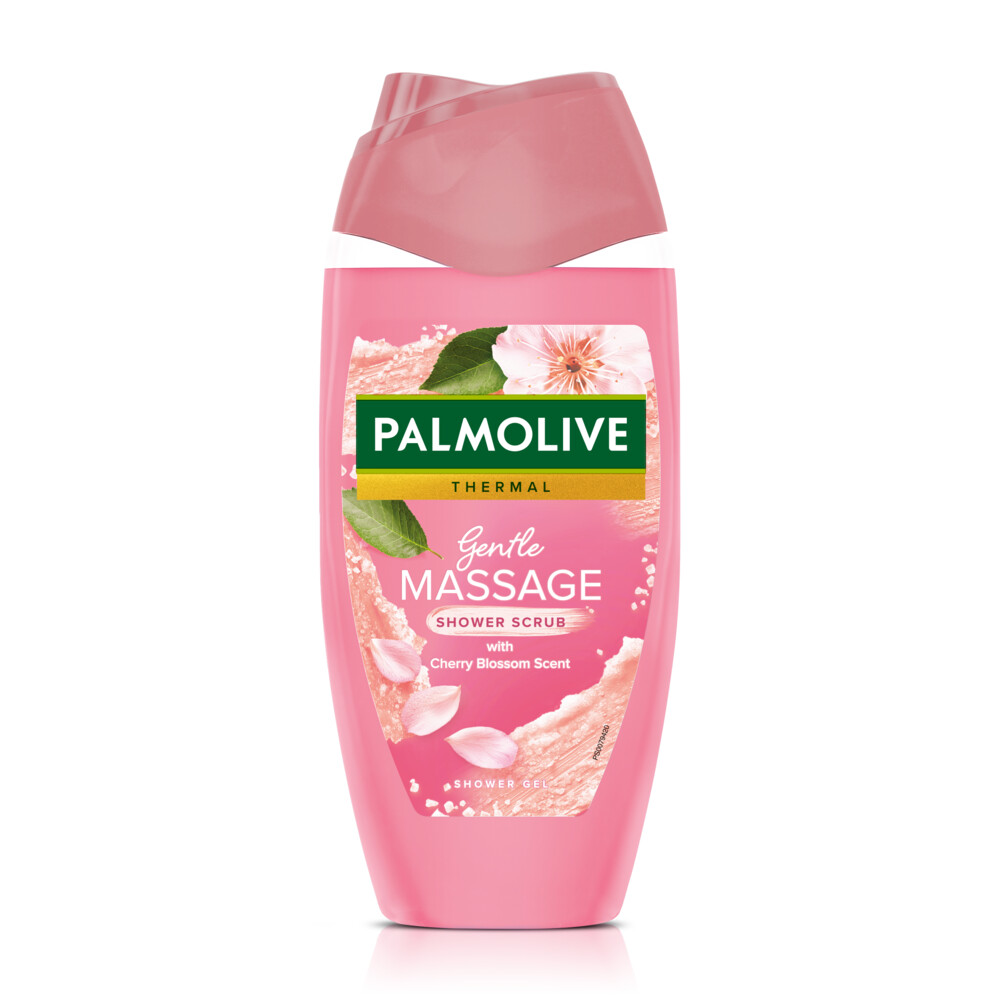 12x Palmolive Shower Scrub Thermal Cherry Blossom 250 ml