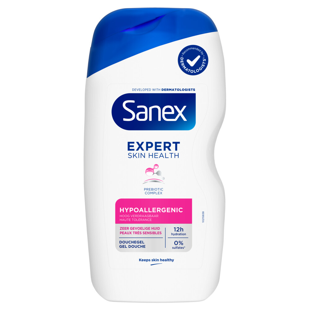 3x Sanex Douchegel Expert Skin Health Hypoallergeen 400 ml