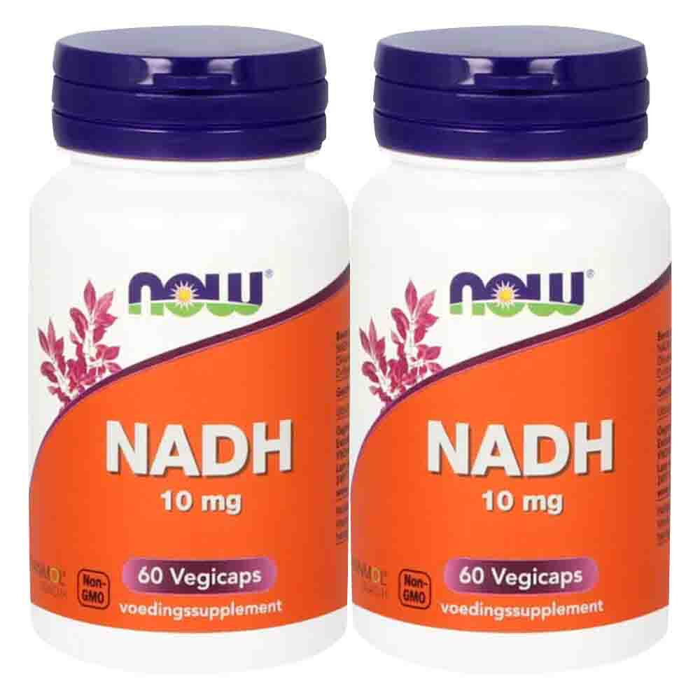 2x NOW NADH 10mg 60 capsules