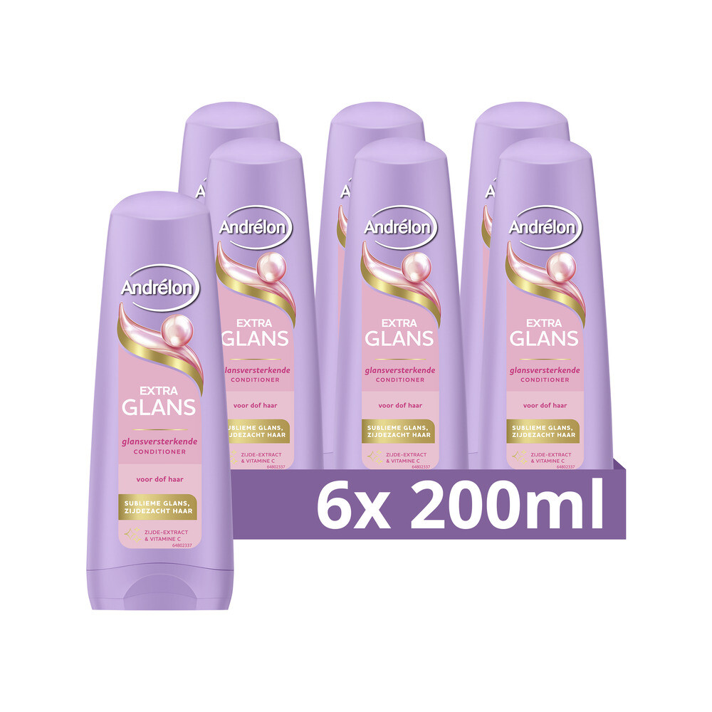 6x Andrélon Conditioner Extra Glans 200 ml