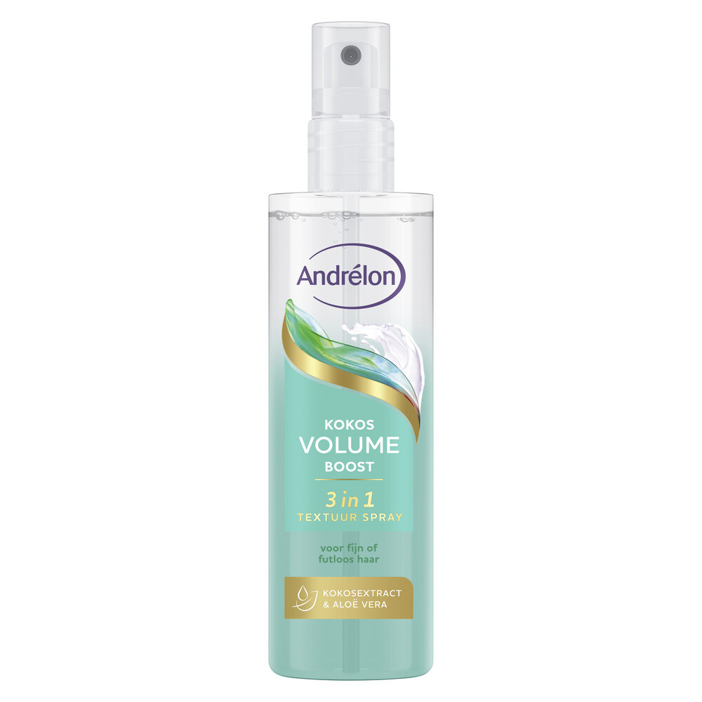 2+1 gratis: Andrélon 3-in-1 Textuur Spray Kokos Volume Boost 150 ml