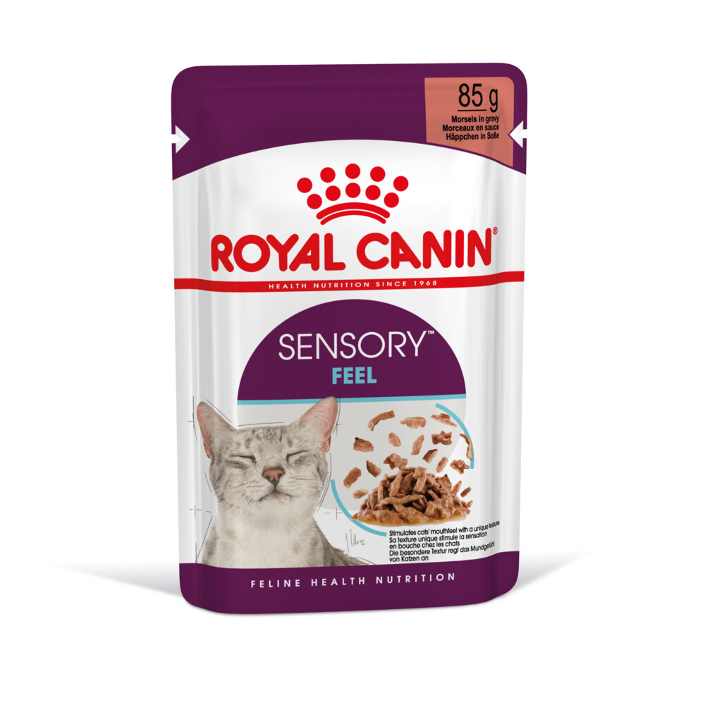 12x Royal Canin Sensory Feel Gravy Kattenvoer Nat 85 gr