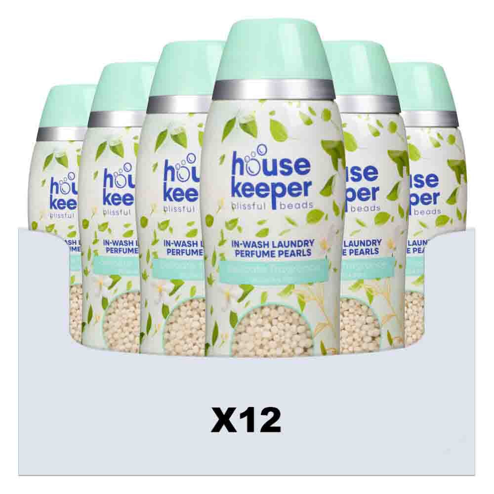 12x Housekeeper Geurparels Groen 480 gram 28 Wasbeurten